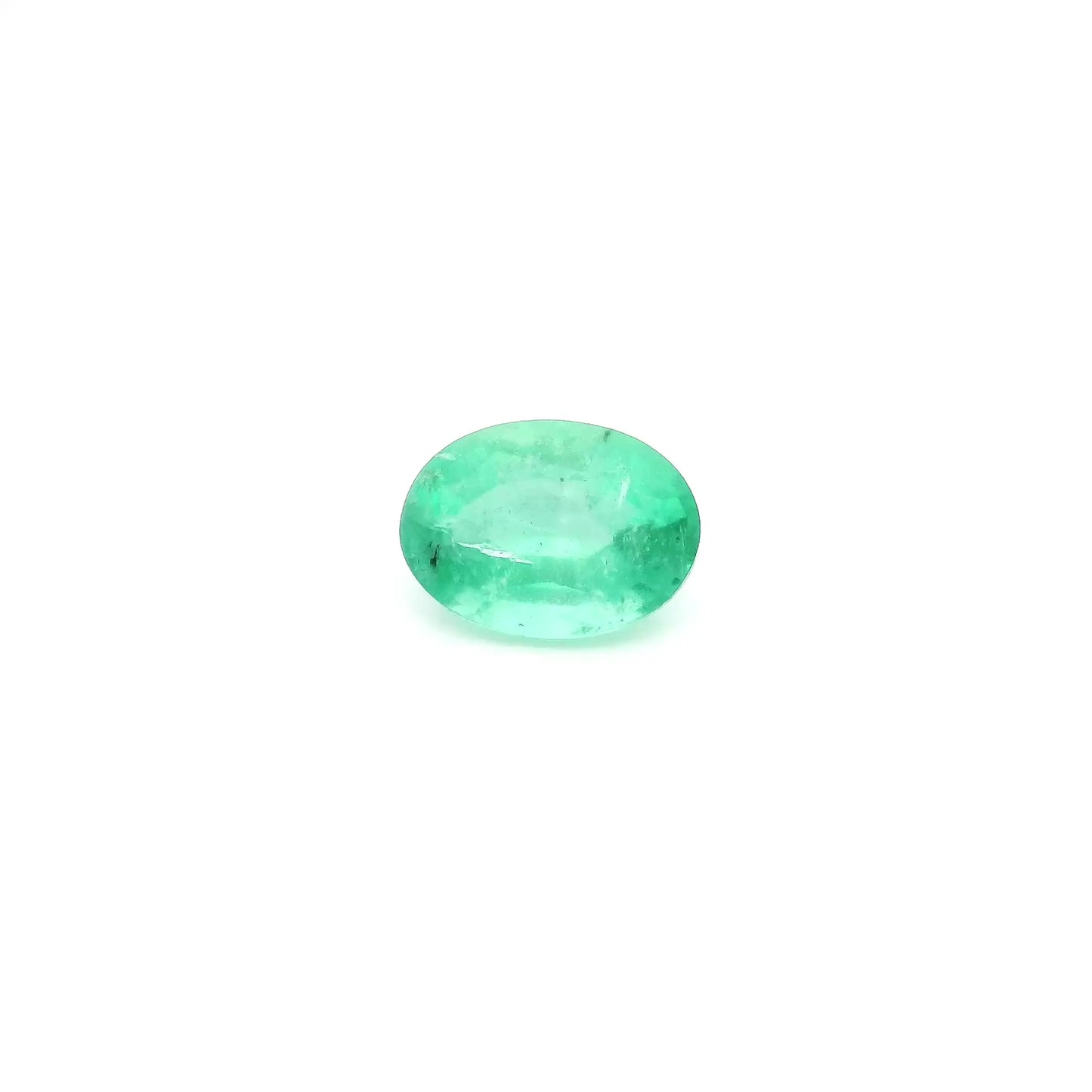 0.71ct Oval Natural Emerald (Colour Green, Clarity Slightly Included, Cut Faceted)