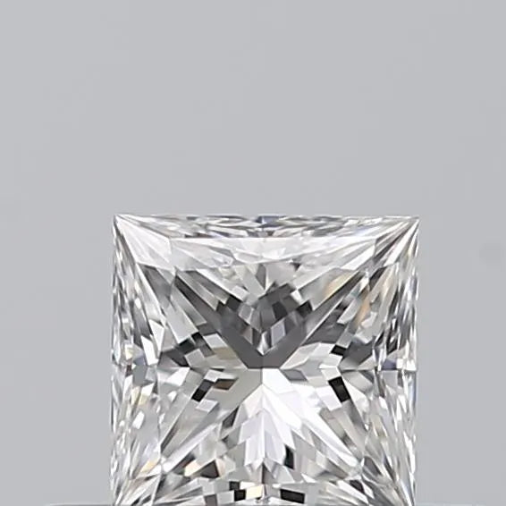 0.34ct Princess Natural Diamond (Colour D, Clarity VVS2, GIA Certified)