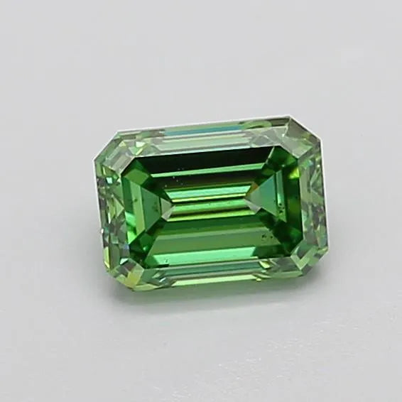 1.00ct Emerald Lab Grown Diamond (Colour Fancy Vivid Green, Clarity VS2, IGI Certified)